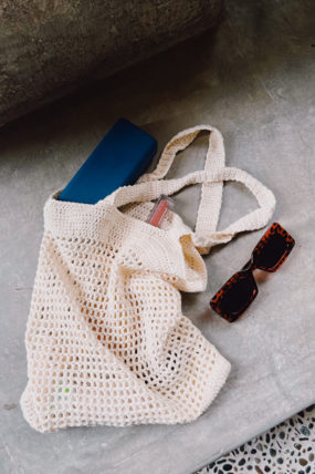 crochet bag crudo