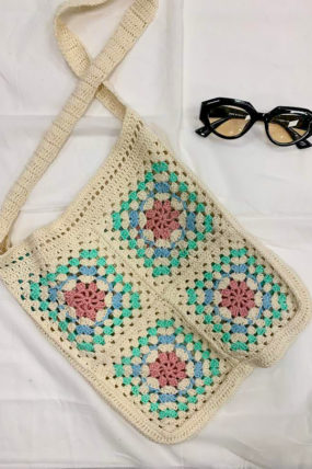 crochet bag mosaico