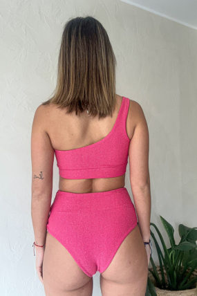 fucsia celine top + bottom